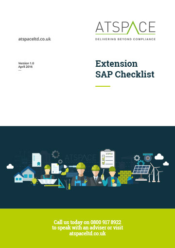 ATSPACE Extension SAP Checklist