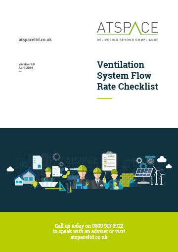 ATSPACE Ventilation Flow Rate Checklist